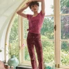 Pantalon Isola En Coloris Fonce