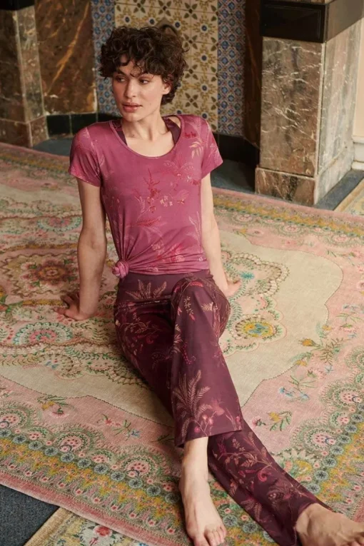 Pantalon Isola En Coloris Fonce