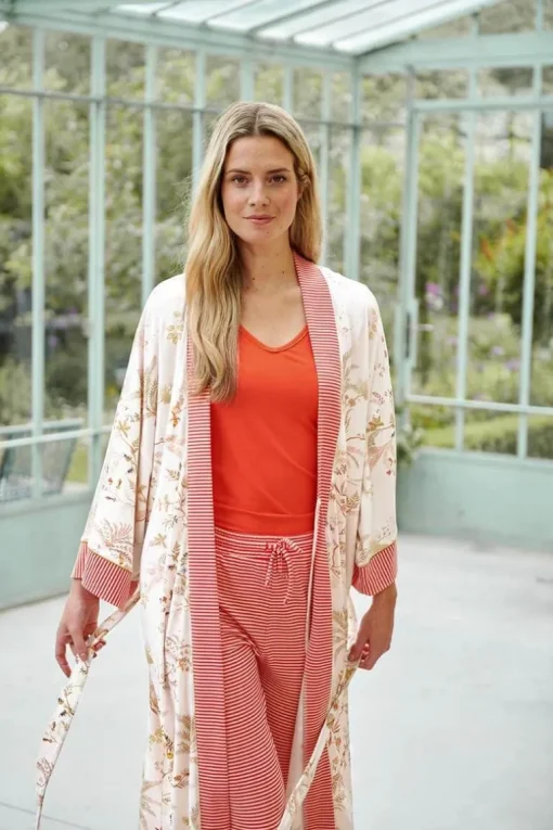 Pantalon Little Sumo Stripe En Coloris Corail