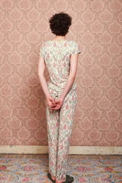 Pantalon Primavera En Coloris Blanc