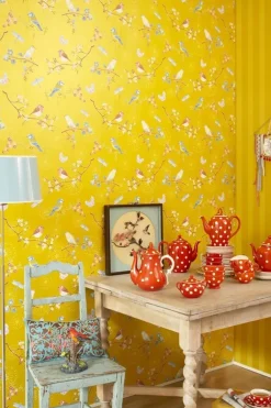 Papier Peint Mural Pip Studio Early Bird En Coloris Jaune