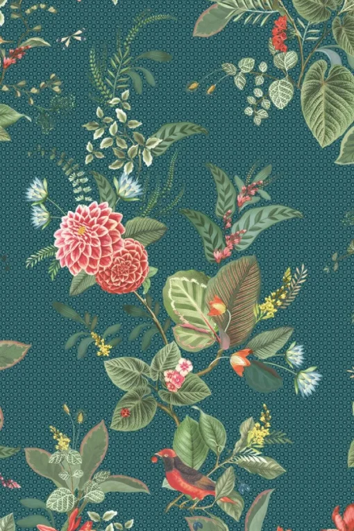 Papier Peint Mural Pip Studio Floris En Coloris Fonce