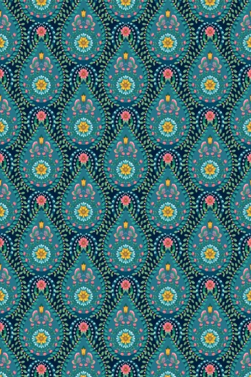Papier Peint Mural Pip Studio Raindrops En Coloris Fonce