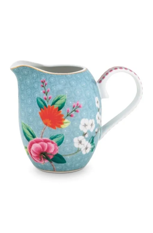 Pichet De Petit Taille Blushing Birds En Coloris Bleu