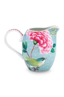 Pichet De Petit Taille Blushing Birds En Coloris Bleu