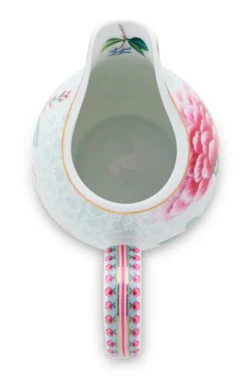 Pichet De Petit Taille Blushing Birds En Coloris Blanc