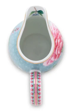 Pichet De Petit Taille Blushing Birds En Coloris Bleu