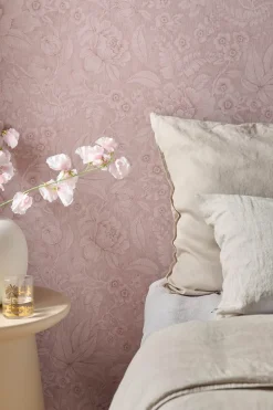 Pip Studio Papier Peint Intissé Casa Dei Fiori Mauve Clair