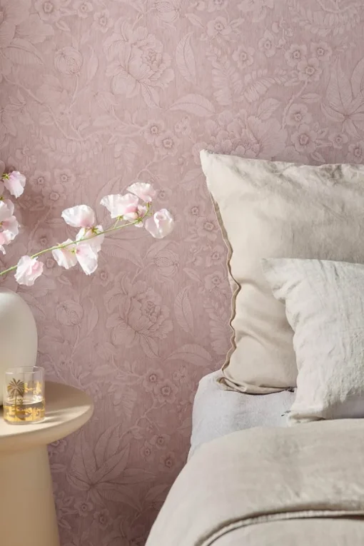 Pip Studio Papier Peint Intissé Casa Dei Fiori Mauve Clair