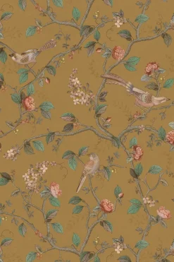 Pip Studio Papier Peint Intissé Good Nightingale Ocre