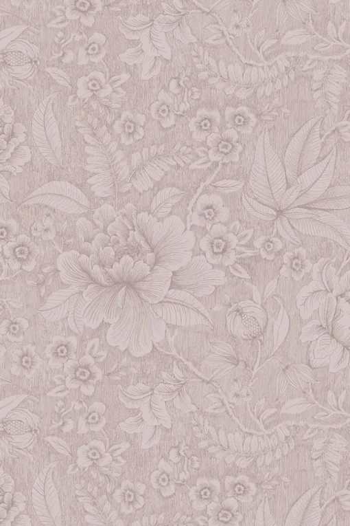 Pip Studio Papier Peint Intissé Casa Dei Fiori Mauve Clair