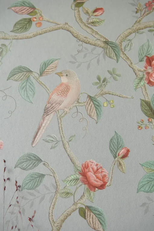 Pip Studio Papier Peint Intissé Good Nightingale Bleu Clair/