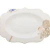 Plat De Service Ovale Royal White 40 Cm