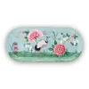 Plateau A Gâteaux Rectangulaire Blusing Birds En Coloris