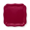 Plateau Carre Emaille En Coloris Fonce