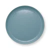 Plateau Emaille En Coloris Bleu Fonce 50 Cm