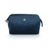 Pochette A Cosmetiques De Grande Taille En Velours Quiltey Days En Coloris Bleu