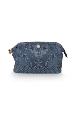 Pochette A Cosmetiques De Grande Taille Kyoto Festival En Coloris Bleu