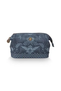 Pochette A Cosmetiques De Taille Moyenne Kyoto Festival En Coloris Bleu