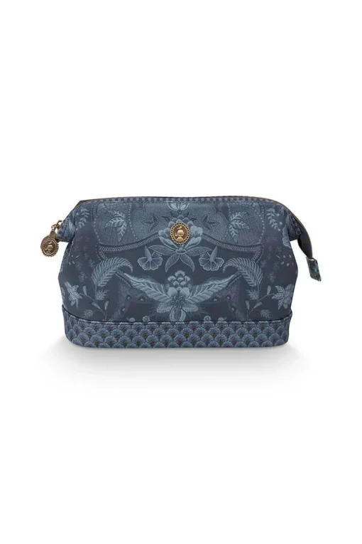 Pochette A Cosmetiques De Taille Moyenne Kyoto Festival En Coloris Bleu