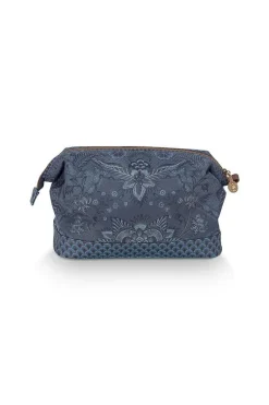 Pochette A Cosmetiques De Grande Taille Kyoto Festival En Coloris Bleu