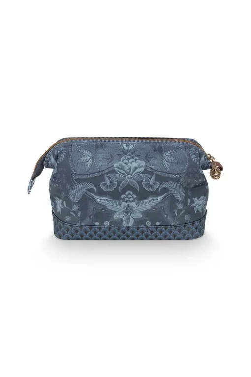 Pochette A Cosmetiques De Taille Moyenne Kyoto Festival En Coloris Bleu