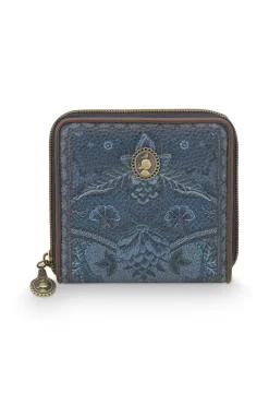 Portefeuille Carre Kyoto Festival En Coloris Bleu Denim
