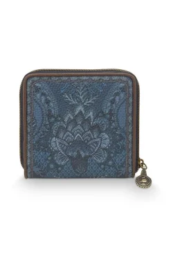 Portefeuille Carre Kyoto Festival En Coloris Bleu Denim