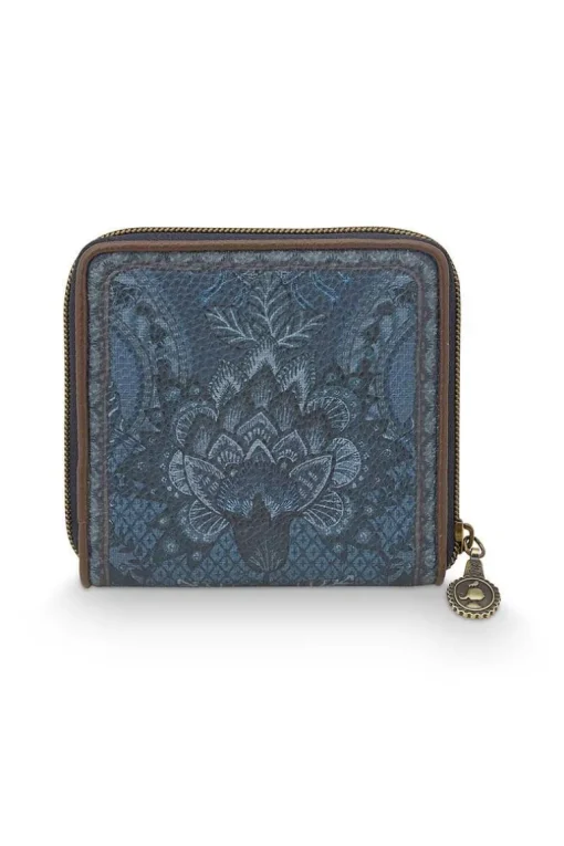 Portefeuille Carre Kyoto Festival En Coloris Bleu Denim