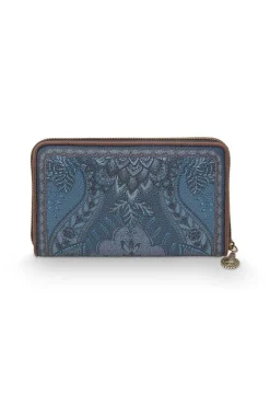 Portefeuille Kyoto Festival En Coloris Bleu Denim