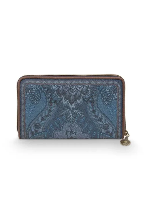 Portefeuille Kyoto Festival En Coloris Bleu Denim
