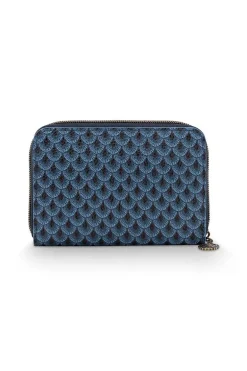 Portefeuille Suki En Coloris Bleu