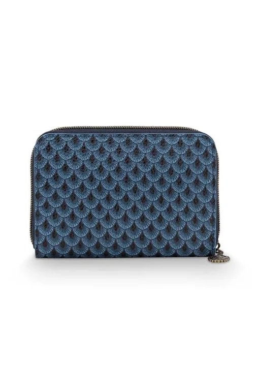 Portefeuille Suki En Coloris Bleu