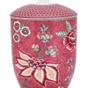 Pot De Stockage Flower Festival Rose Fonce
