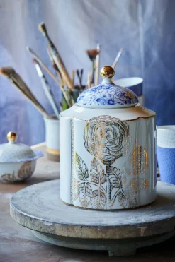 Pot De Stockage Royal White