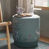 Pouf Moyen Jolie Vert