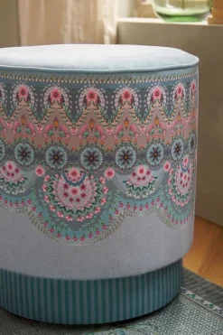 Pouf Moyen Majorelle Bleu