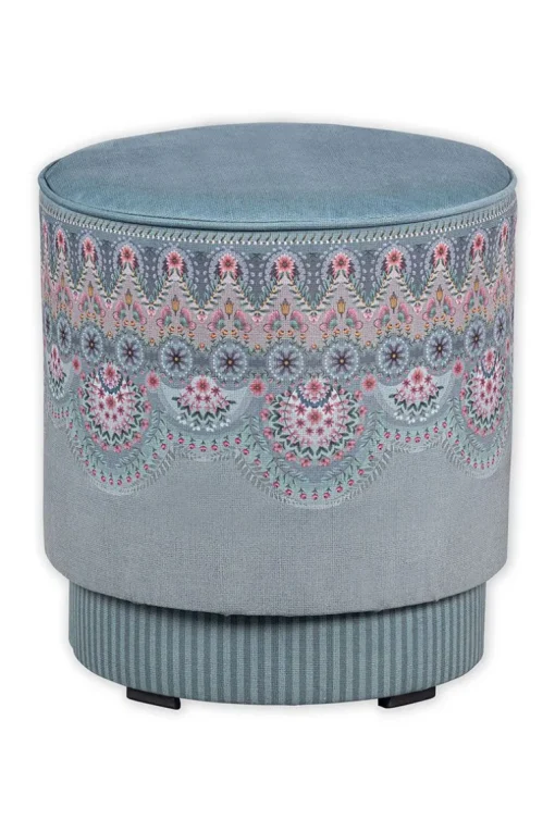 Pouf Moyen Majorelle Bleu