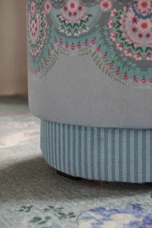 Pouf Moyen Majorelle Bleu
