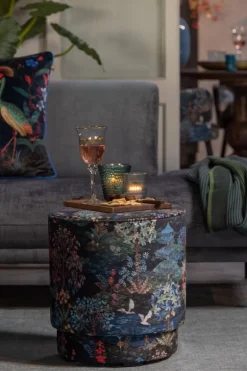 Pouf Moyen Pip Garden Bleu Fonce
