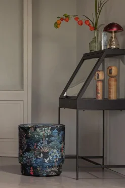 Pouf Moyen Pip Garden Bleu Fonce