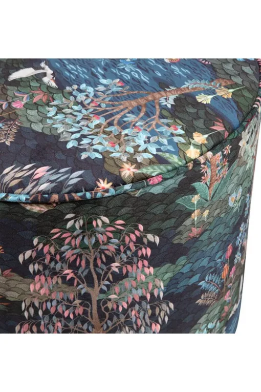 Pouf Moyen Pip Garden Bleu Fonce