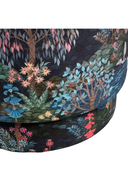 Pouf Moyen Pip Garden Bleu Fonce