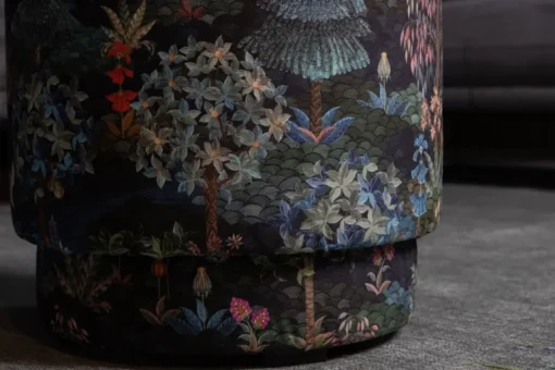 Pouf Moyen Pip Garden Bleu Fonce