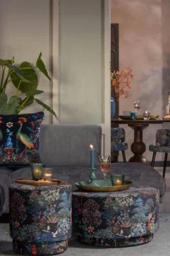 Pouf Moyen Pip Garden Bleu Fonce