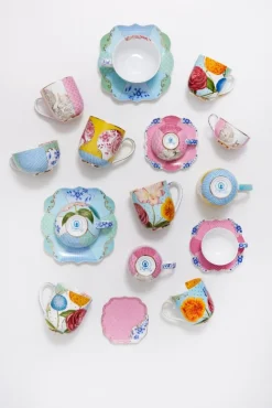 Royal Multi Tasse Et Soucoupe A Expresso Rose