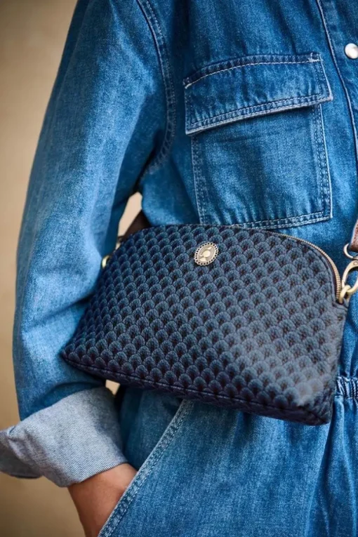 Sac Bandouliere De Petite Taille Suki En Coloris Bleu