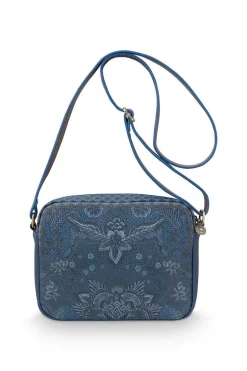 Sac Bandouliere De Taille Moyenne Kyoto Festival En Coloris Bleu Fenim
