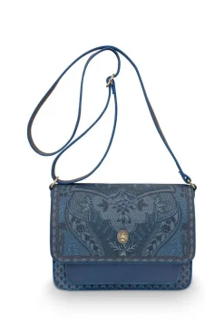 Sac Bandouliere Kyoto Festival En Coloris Bleu Denim