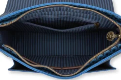 Sac Bandouliere Kyoto Festival En Coloris Bleu Denim